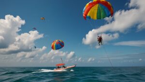 Parasailing in Andaman